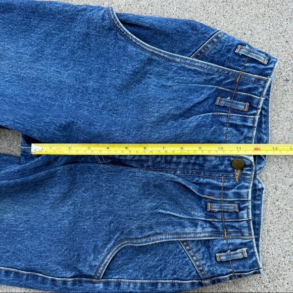 Vintage 80s rio by Stephen mardon jeans 7 high waisted tapered leg relaxed fit - Picture 4 of 8